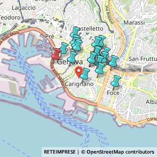 Mappa Via Santa Maria in Via Lata, 16128 Genova GE, Italia (0.6875)