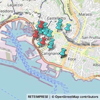 Mappa Via Santa Maria in Via Lata, 16128 Genova GE, Italia (0.6715)
