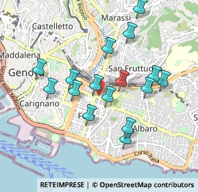 Mappa Piazza Gerolamo Savonarola, 16100 Genova GE, Italia (0.86688)