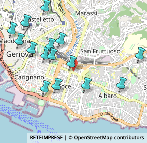 Mappa Piazza Gerolamo Savonarola, 16100 Genova GE, Italia (1.134)