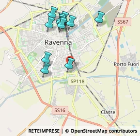 Mappa Via Ronco, 48121 Ravenna RA, Italia (2.05083)