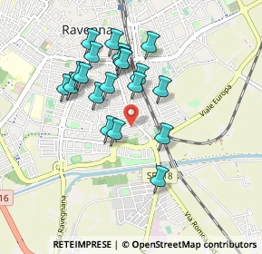 Mappa Via Ronco, 48121 Ravenna RA, Italia (0.809)