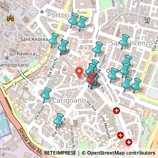 Mappa Via Santa Chiara, 16128 Genova GE, Italia (0.234)