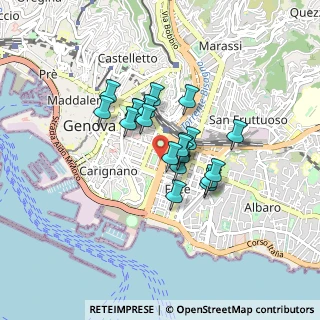 Mappa Via Brigata Bisagno, 16129 Genova GE, Italia (0.5875)
