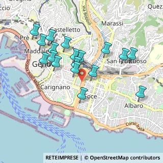 Mappa Via Brigata Bisagno, 16129 Genova GE, Italia (0.92)