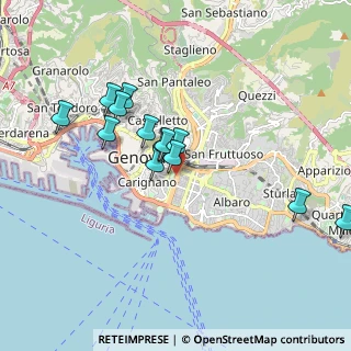 Mappa Via Brigata Bisagno, 16129 Genova GE, Italia (1.69846)