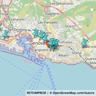 Mappa Via Brigata Bisagno, 16129 Genova GE, Italia (1.56636)