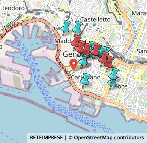 Mappa Via D'Annunzio Gabriele, 16121 Genova GE, Italia (0.6445)