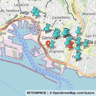 Mappa Via D'Annunzio Gabriele, 16121 Genova GE, Italia (0.9975)