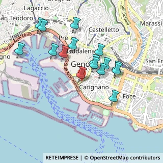 Mappa Via D'Annunzio Gabriele, 16121 Genova GE, Italia (0.91)