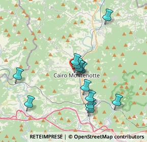 Mappa Corso Dante A., 17014 Cairo Montenotte SV, Italia (3.43615)