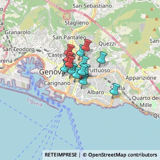 Mappa Vico Chiuso Caffa, 16129 Genova GE, Italia (0.84357)