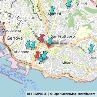 Mappa Vico Chiuso Caffa, 16129 Genova GE, Italia (0.94364)