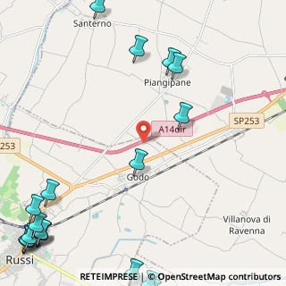 Mappa Strada Comunale Monaldina, 48026 Russi RA, Italia (3.8785)