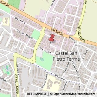 Mappa Via Archimede, 20, 40024 Castel San Pietro Terme, Bologna (Emilia Romagna)