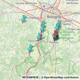 Mappa Via Gamberi, 40037 Sasso Marconi BO, Italia (6.22643)