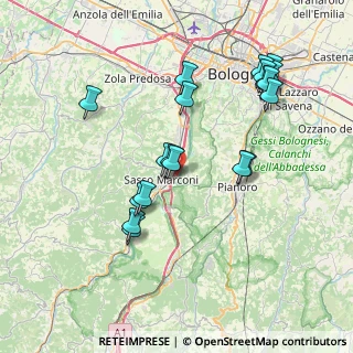 Mappa Via Gamberi, 40037 Sasso Marconi BO, Italia (7.83421)