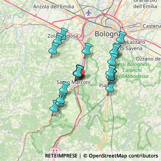 Mappa Via Gamberi, 40037 Sasso Marconi BO, Italia (6.2805)
