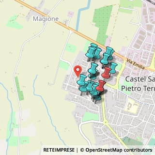 Mappa Via Caduti di Cefalonia, 40024 Castel San Pietro Terme BO, Italia (0.32536)