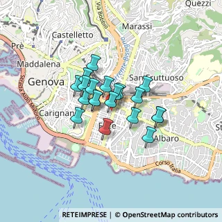 Mappa Via Orlando Bianchi, 16129 Genova GE, Italia (0.563)