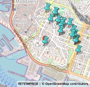 Mappa Via Corsica, 16100 Genova GE, Italia (0.5345)