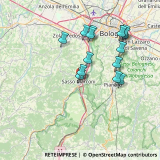 Mappa Via Rio Baciadonne, 40037 Sasso Marconi BO, Italia (8.04467)