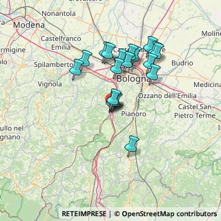 Mappa Via Rio Baciadonne, 40037 Sasso Marconi BO, Italia (12.28053)