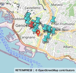 Mappa Via Armando Diaz, 16121 Genova GE, Italia (0.631)
