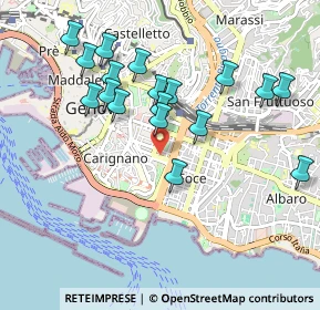 Mappa Via Armando Diaz, 16121 Genova GE, Italia (0.94944)