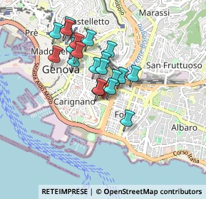 Mappa Via Armando Diaz, 16121 Genova GE, Italia (0.707)