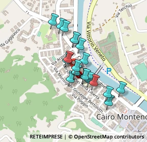 Mappa Corso Martiri della Libertà, 17014 Cairo Montenotte SV, Italia (0.162)