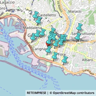 Mappa Via Bernardo Castello, 16121 Genova GE, Italia (0.6515)