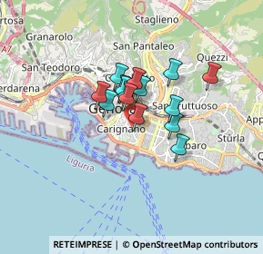 Mappa Via Bernardo Castello, 16121 Genova GE, Italia (1.04933)