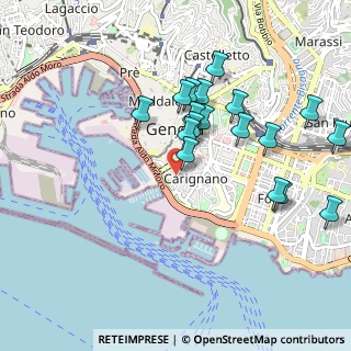 Mappa Via Mylius, 16128 Genova GE, Italia (0.96056)