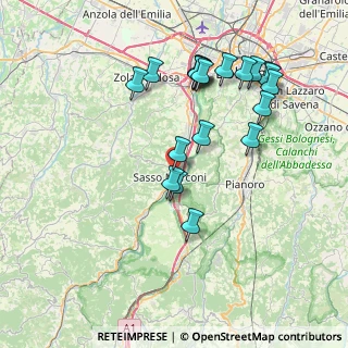 Mappa Via San Lorenzo, 40037 Sasso Marconi BO, Italia (8.0125)