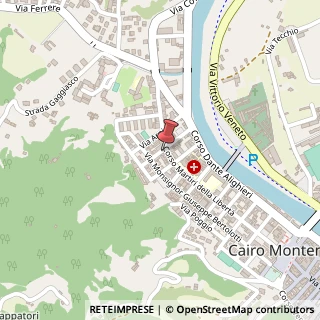 Mappa Corso Martiri della Libertà, 99/101, 17014 Cairo Montenotte, Savona (Liguria)