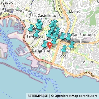 Mappa Via Luigi Lanfranconi, 16121 Genova GE, Italia (0.6725)