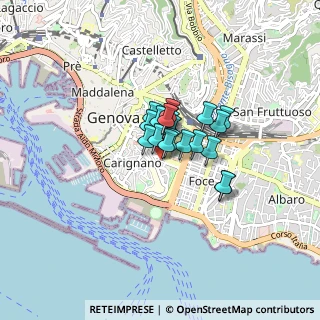 Mappa Via Luigi Lanfranconi, 16121 Genova GE, Italia (0.436)