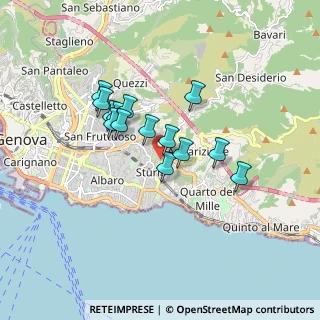 Mappa Via Michele Marras, 16147 Genova GE, Italia (1.33643)