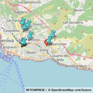 Mappa Via Michele Marras, 16147 Genova GE, Italia (2.04909)