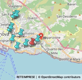 Mappa Via Michele Marras, 16147 Genova GE, Italia (2.37583)