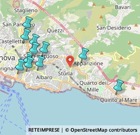 Mappa Via Michele Marras, 16147 Genova GE, Italia (2.36)
