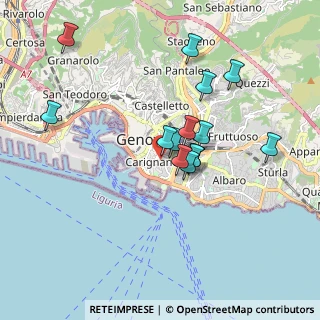Mappa Via Silvio Pellico, 16128 Genova GE, Italia (1.61714)
