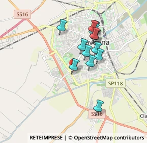 Mappa Viale Palladio, 48124 Ravenna RA, Italia (1.52615)