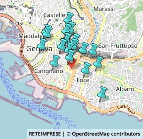 Mappa Piazza della Vittoria, 16100 Genova GE, Italia (0.684)