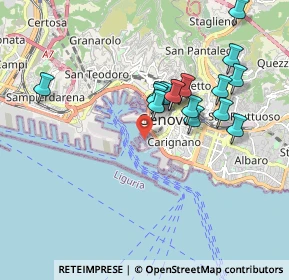 Mappa Via Al Molo Giano snc, 16123 Genova GE, Italia (1.72875)