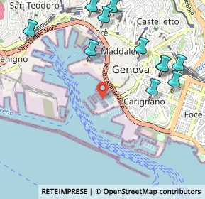 Mappa Via Al Molo Giano snc, 16123 Genova GE, Italia (1.29)