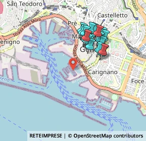 Mappa Via Al Molo Giano snc, 16123 Genova GE, Italia (0.837)