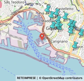 Mappa Via Al Molo Giano snc, 16123 Genova GE, Italia (1.21429)