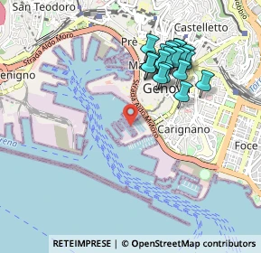 Mappa Via Al Molo Giano snc, 16123 Genova GE, Italia (0.9185)